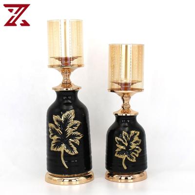 China ceramic gifts factory promotion logo printing gifts customized home decorations/candle holders for home decorations for sale