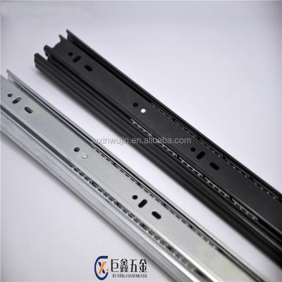 China 2021 Modern Hot Sale 3 Fold 4 Ball Bearing Drawer Slide Full Extension Channel Rail for sale