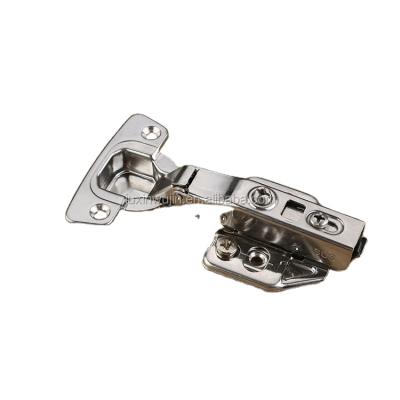 China Hydraulic Soft Close Stainless Steel Recess Design Spring Cabinet Hinge Glossy Surface for sale