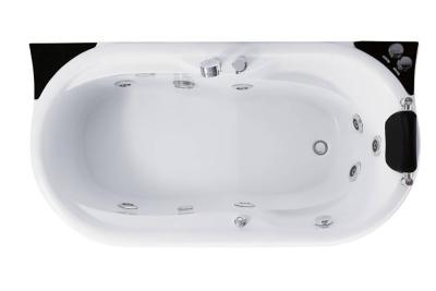 China Acrylic Whirlpool Massage Bathtub M1680 Pure Sanitary Grade ISO9001 for sale