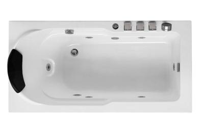 China Massage Acrylic Whirlpool Bathtub M1229-16 Alkali Free 3C Certificate for sale