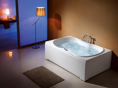 China M1811 Whirlpool Acrylic Massage Bathtub Pure Sanitary Grade 1800×1100×580mm for sale