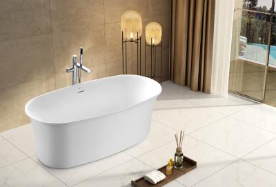 China White Acrylic Free Standing Bathtub SP1835 Yellowing Resistant High Gloss for sale