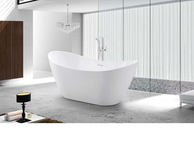 China Sanitary Acrylic Free Standing Bathtub SP1870 Stand Alone Fade Resistant for sale