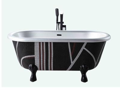 China Fade Resistant Acrylic Freestanding Tub , SP1716 Rectangle Freestanding Bathtub for sale