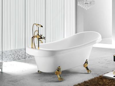 China ISO9001 Freestanding Soaking Tub , SP1718 Freestanding Acrylic Bathtub for sale