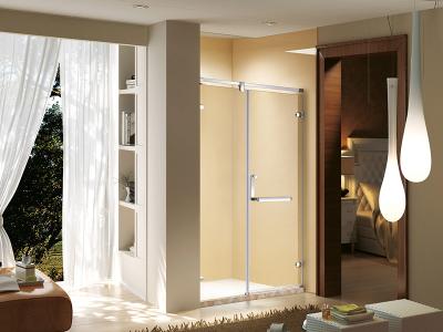 China Aluminum Profile Bathtub Glass Door Sanitary Grade Shower Door LB05-008 for sale