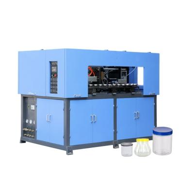 China 1500BPH Hand Feeding Bottle Plastic Jar PET And Can Making Blow Molding Machine for sale