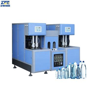 China Semi Automatic Stable Efficient Bottle PET 4 Cavity Stretch Plastic Bottle Blowing Machine for sale