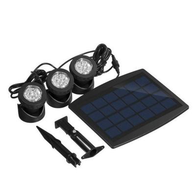 China High quality remote control outdoor solar wifi LANDSCAPE pond light RGB smart app control led swimming pool light for sale