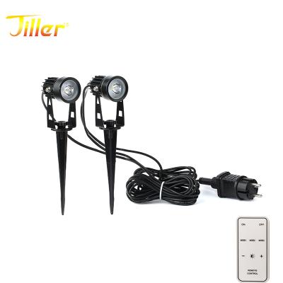 China Modern Outdoor Landscape Lights Led Spotlight With Transformer Waterproof Remote Control Landscape Lighting For Garden for sale