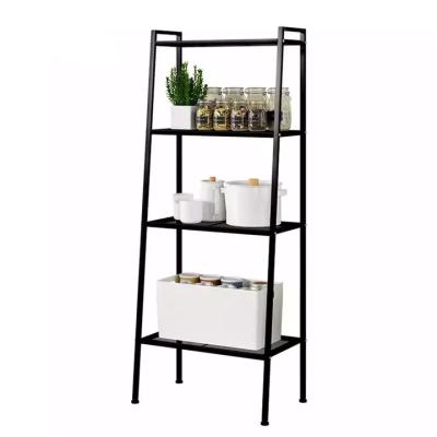 China Home Vertical Bedroom Toy /Magazine/Luggage Sheet Metal Storage Ladder Rack for sale