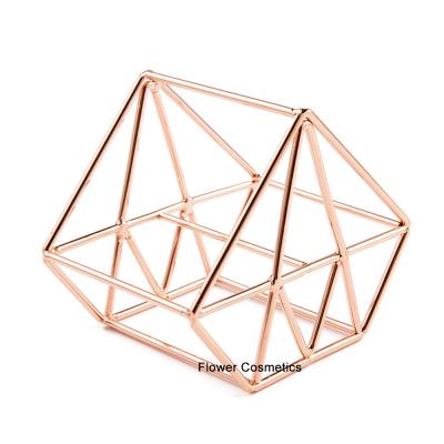 China All Shapes Holders Rose Gold Diamond Shape Makeup Sponge Holder Custom Packaging Private Label for sale