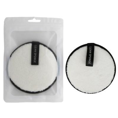 China Latex Free Reusable Microfiber Make Up Solvent Washable Pads Tissues Facial Cleansing Sponge for sale