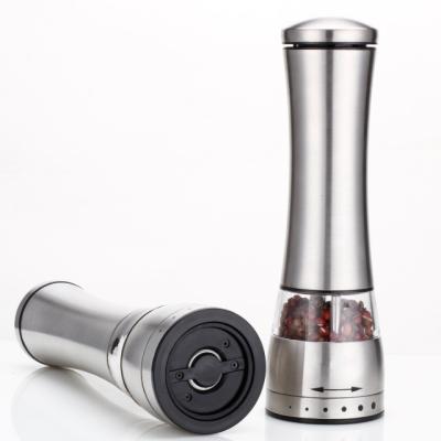 China Sustainable Classic Stainless Steel Pepper Grinder And Salt Mill for sale