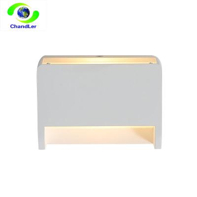 China Modern Plaster Outdoor Mounted Led Wall Light 5W Indoor LED White Body Lamp Power Item Led Wall Light for sale