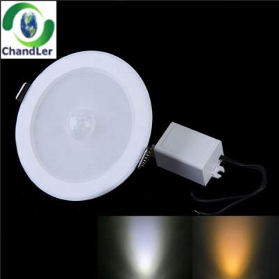 China Modern SUPPLIER 7w led sensor downlight /motion sensor led infrared downlight LED Downlight 2year warranty for sale