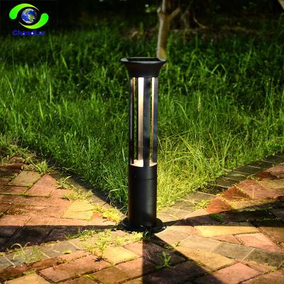 China LANDSCAPE Supplier Aluminum Led Solar Garden Light 10W Led Bollard Led Solar Garden Light for sale