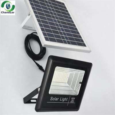 China Outdoor Garden SUPPLIER 60w Led Solar Flood Lamp High Brightness Led Waterproof Camping Light 2year Warranty for sale