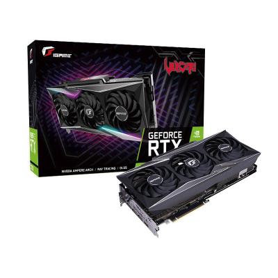 China Colorful Workstation iGame GeForce RTX 3090 Vulcan OC 24G 1695-1785Mhz Gaming Computer Graphics Card 384 Bit GUP for sale