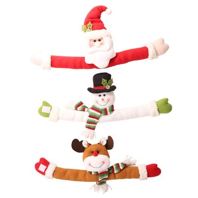 China New Santa Snowman Creative Curtain Tieback Cloth Christmas Curtain Buckle Doll Obstacle Tie for sale