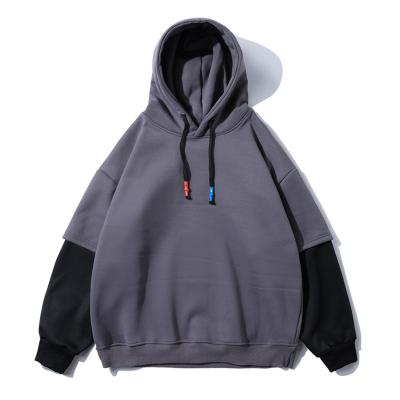 China Anti-wrinkle Winter Hooded Sweat Hoodies Fleece Solid Color Keep Warm Windbreaker Hoodie Sweatshirt For Men for sale