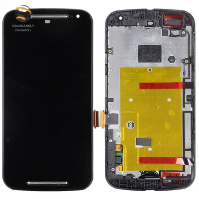 China IPS For Motorola Moto G2 G 2nd Gen LCD Display Touch Screen Digitizer Assembly With Frame For Motorola Moto G2 Display for sale