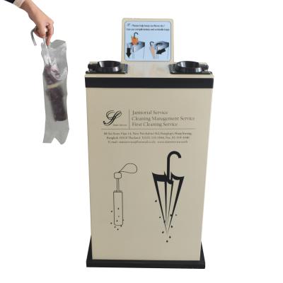 China New Cold Rolled Dish Promotional Items Slide Automatic Wet Solution Umbrella Bag Dispenser for sale