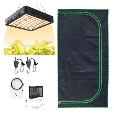 China 10x10 20 x 20 40 x 40 1680d 600D Mylar Greenhouse Grow Tent Kit for sale