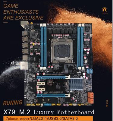 China Latest New Desktop X79 3.2S1 LGA2011 ECC/REG/NON-ECC RAM Supported Motherboard for sale