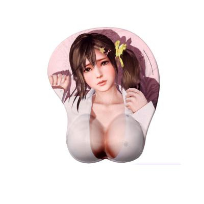 China With Wrist Rest Cute Ergonomic 3D 8Cm Mouse Pad Silicone Mouse Pad With Wrist Support Gel Mouse Pad Largo Personalizable for sale