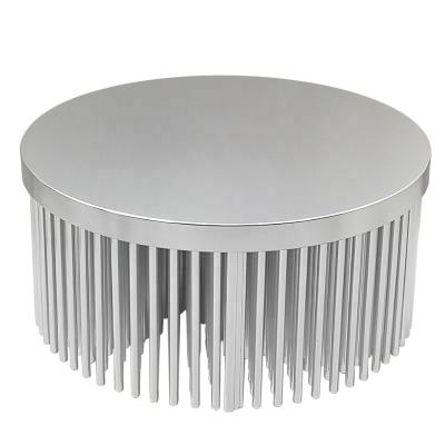 China Led Lighting Heatsink 150*70mm 70W LED Radiator Profile Cold Forge Pure Aluminum Material Electric Heatsink for sale