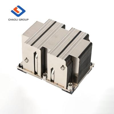 China Aluminum Heatsink AL6063 Extrusion Heatsink For CPU Heatsink For Aclidinium Server Accept Customized for sale