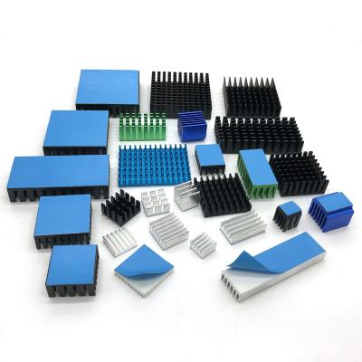 China Heatsink In Current Custom Heatsink CNC Aluminum Extrusion Heatsink 38x38x6mm For Electronic Chip Motherboard Aclidinium for sale