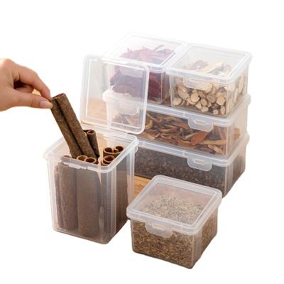 China Freshness preservation new product plastic spice jar set, wholesale seasoning box for sale