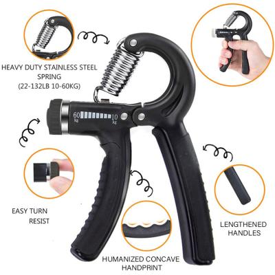 China Adjustable Exercise Gripper Gym Power Strength Exercises Hand Grip Trainer for sale