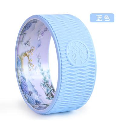 China Home Use Fitness Yoga Wheel Free Sample Home Use EVA Yoga Wheel for sale