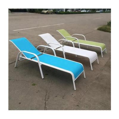 China Factory Price Modern Resort Leisure Hotel Pool Folding Chair Garden Furniture Sun Loungers For Outdoor for sale