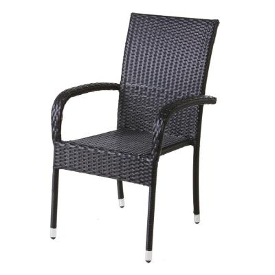 China Wholesale Modern Classic Rattan Stacking Chairs Modern Outdoor Durable Using Garden Dining Chair For Patio And Hotel for sale