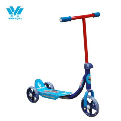 China Mini Scooter Toy PU Three Wheels Tri Scooter For Kids/Best Mini Light Up Kids Scooter/New Model Toys Scooter for sale