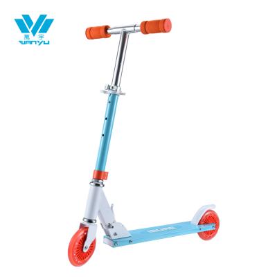 China Cheap Child Price Kids Toys 120 Mm PVC Wheel China Fast Foldable Kick Scooters for sale