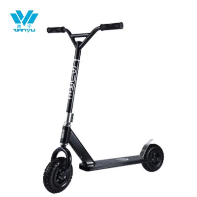 China Pneunatic Tire Adult Kick Scooter With 200mm Big Wheel Dirt Scooter for sale