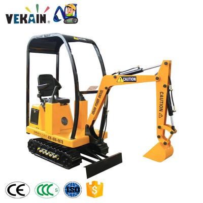 China Amusement Park Acrylic Excavator Kids Ride On Kids Sandbox Digger for sale