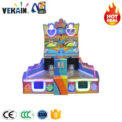 China Hot Coin Operated Mini Metal Games Kids Mini Rolling Equipment Adult Bowling Machine for sale