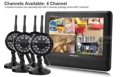 China 800 x 480 Pixels CCTV Wireless DVR Security System TFT - LCD Full Color Display for sale