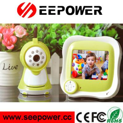 China 2.4GHz Two Way Speaker Digital Wireless Baby Video Monitor With Night Vision for sale