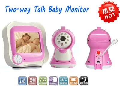 China Microphone 2 Way Talk Digital Wireless Baby Monitor Built - in Rechargeble Battery for sale