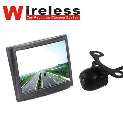 China 2.4G wireless car License Plate Rear View Camera 7 IR LED with transmitter for sale