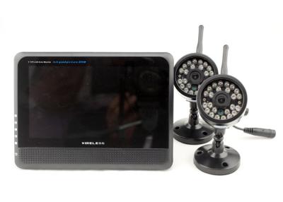 China Avoirdupois que grava o sistema exterior sem fio da câmara de segurança de 4 Ch com DVR e monitor do LCD da cor completa à venda