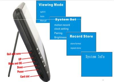 China OSD menu DIY operation Wireless Outdoor Security Camera System With DVR for sale